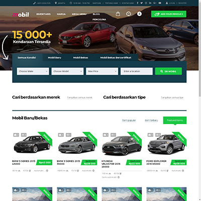 Jasa Bikin Website Jual Beli Mobil